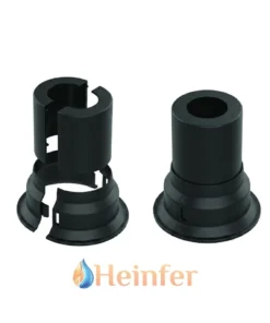 Havlupan 40mm Hareketli PPRC ve PEX Boru Gizleme Tekli Yuvarlak BHY-B04 Siyah Renk